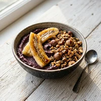 أساي بالموز والغرانولا, صحن الطاقة