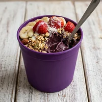 Vaso grande sin azúcar, Energía Morada