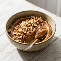 Açaí con dulce de leche y maní, Morado Loco