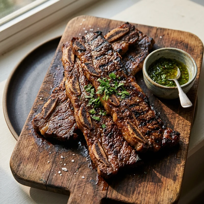 Asado de tira individual, Parrilla al Paso Don Beto