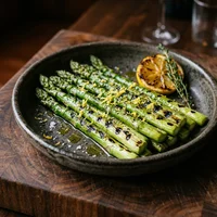Asparagi al burro, Astice Blu