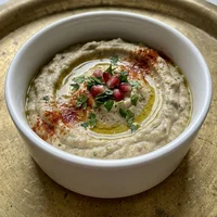 Baba Ghanoush, Sesam & Salz