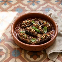 Stuffed Eggplant, Abu Sami Falafel