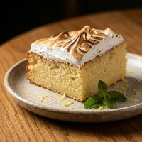 Lemon Drizzle Slice, Corner Crumb Café