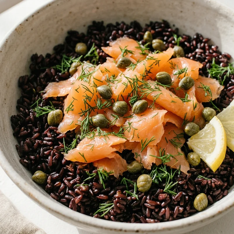 Smoked Salmon Bowl, Flat White & Greens