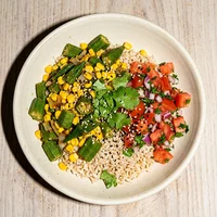 Bowl mais e okra, Orto & Quinoa