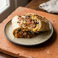 Pork Rib Burrito, Smoke Ring Taqueria