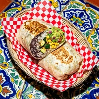 Black Bean Veggie Burrito, Burrito Bandit