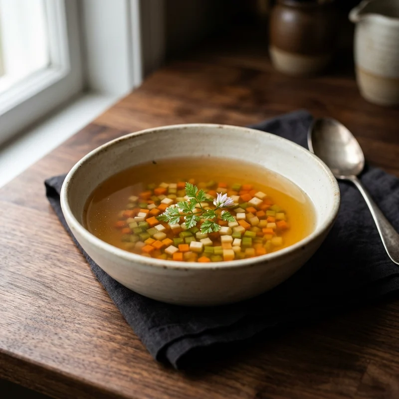 Rindsuppe mit Frittaten, Kaiserliche Suppenstube