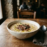 Sopa de feijão com catacuzes, Casa da Açorda