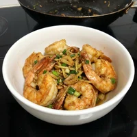 Camarones al mojo de ajo, Mariscos La Ola Brava