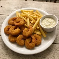 Orden de camarones empanizados, Mariscos La Ola Brava