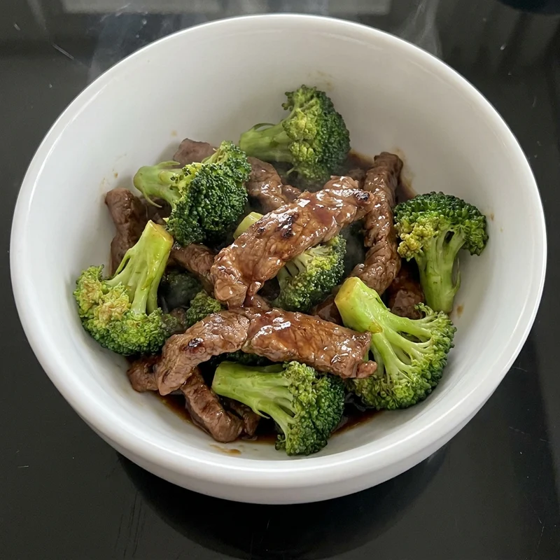 牛肉とブロッコリーのオイスター炒め, 広東酒家 瑞鶴