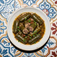 دولمة ورق عنب, تكة وتنور