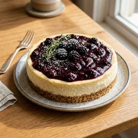 Brombeer-Käsekuchen, Käsekuchen-Manufaktur Frieda