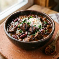 Brisket Chili, Smoke Ring Taqueria