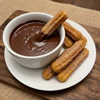 Churros with Chocolate, Burrito Bandit