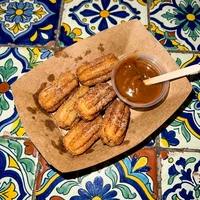 Churros with Dulce de Leche, Baja Surf Tacos