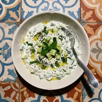 Labneh with Mint, Abu Sami Falafel