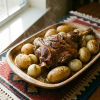 Agneau au riz et aux amandes, Les Jardins du Chouf