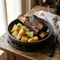 Costillar al asador, Estancia Criolla