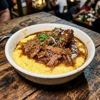 Entrecosto com papas de milho, Fumeiro & Fogo