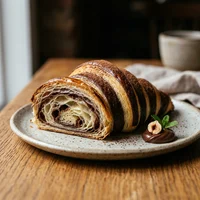 Croissant bicolore cacao, Mie & Levain