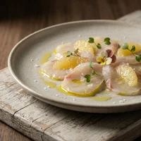 Crudo of Bream, Saltmarsh
