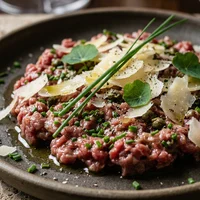 Carpaccio de bœuf, Teglia & Pala