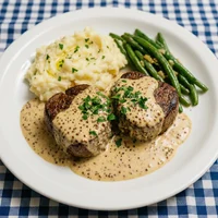 チキンのパン粉焼き, 生パスタ食堂 モッチ