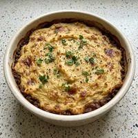 Pastel de lentejas con puré de ñame, Raíz Verde