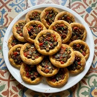 Eggplant & Feta Flatbread, Sumac & Salt