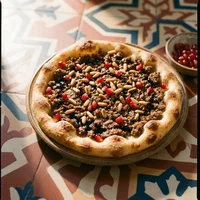 Lahmacun mit Lammhack, Handwerk Döner