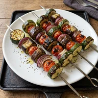 Brocheta de verduras, Anticuchos La Esquina