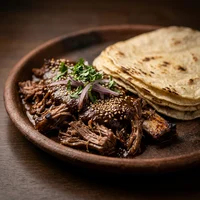 Fajitas de costilla, Carbón y Tortilla