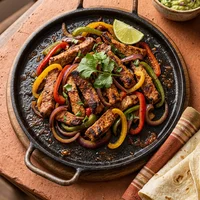 Fajitas de cerdo al carbón, Carbón y Tortilla