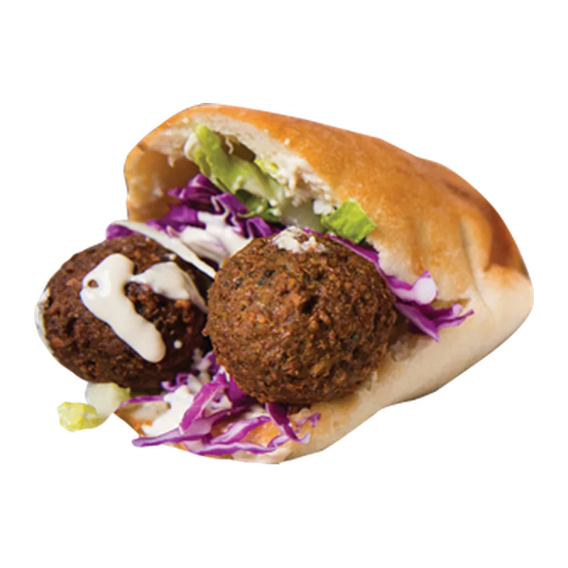 Pita falafel aux herbes, La Pita Verte