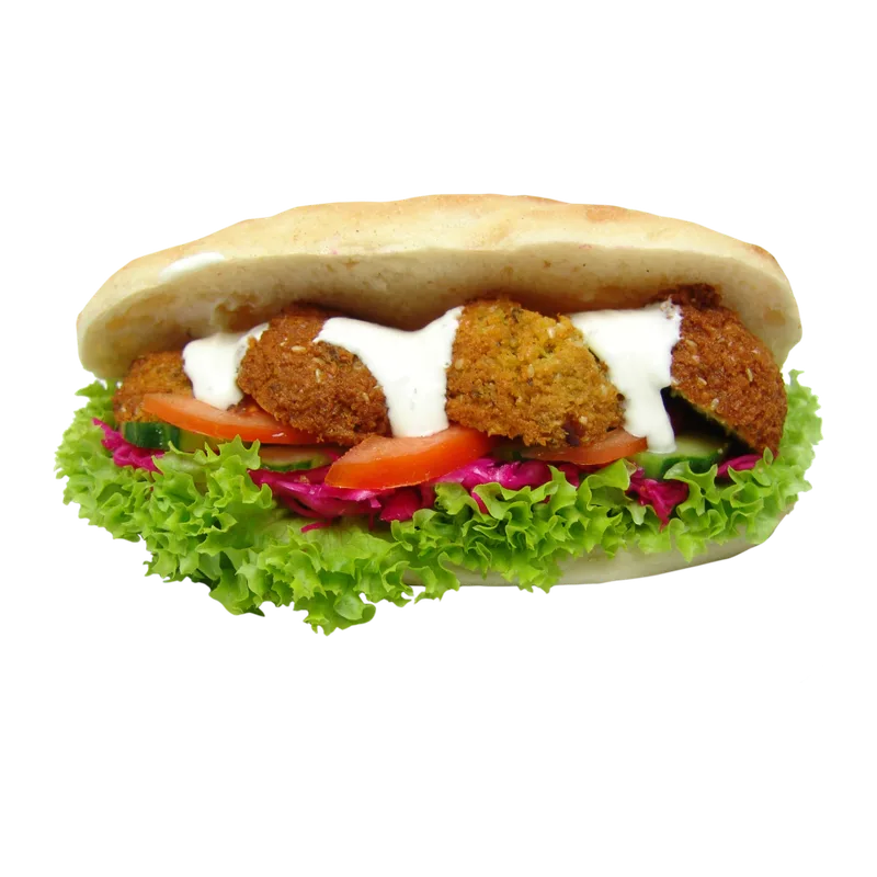 Falafel-Pita, Sesam & Salz