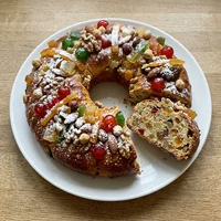 Bolo-rei (fatia), Confeitaria Real Açucena