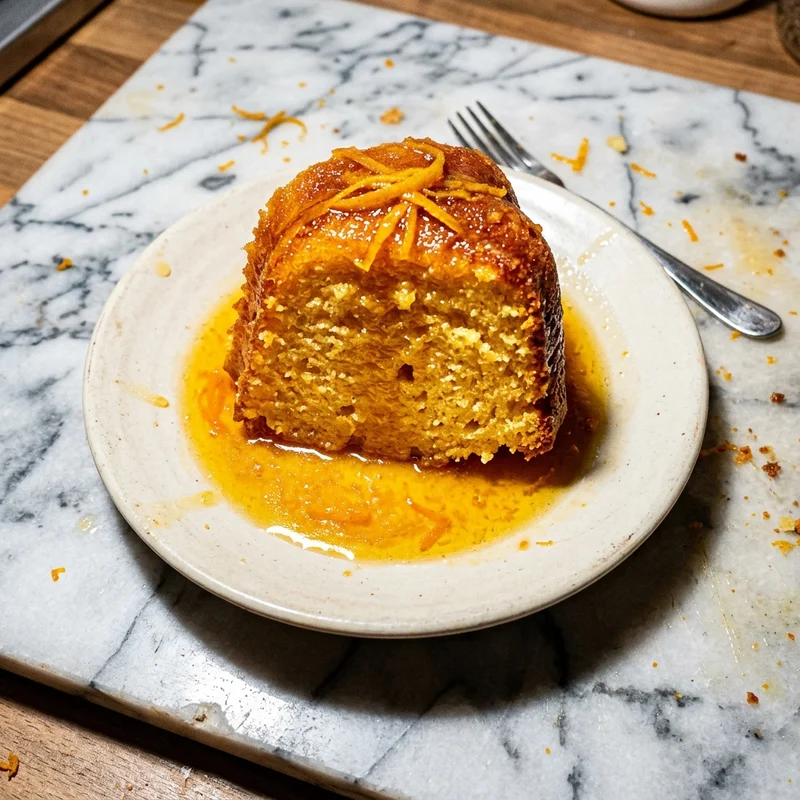 Fatia de bolo de laranja, Doces da Avó Amélia