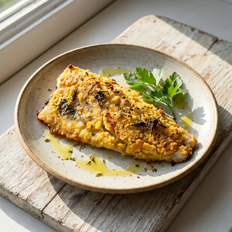 Zander mit Sauerkraut und Speckschaum, Seegang