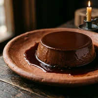 Flan de Cacao, Cantina Las Calacas