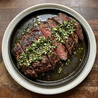 Bavette grillée, La Cabane à Côtes