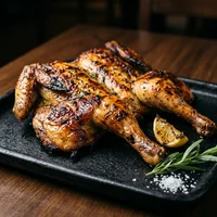 Pollito asado con mantequilla de hierbas, Suprema, Cocina de Ave