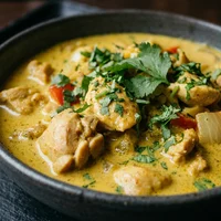 Gaeng Kiew Wan Gai, Garküche Siam
