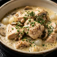 Pollo en pepitoria, Asador Casa Ruiz