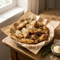 Alette al miele di castagno, Fritto d'Autore