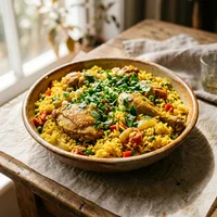 Galinhada con azafrán de la tierra, Boteco da Esquina