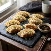 Gyoza con olio piccante (6 pz), Kumo Ramen & Sushi