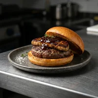 鹅肝牛肉堡, 橡木烤炉